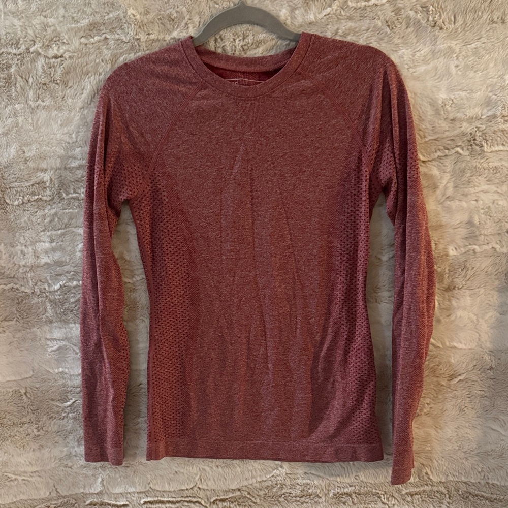 Salta Seamless Longsleeve Underscrub in Burgundy
